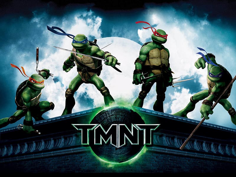 Tmnt, Teenage Mutant Ninja Turtles, Movie, Donatello (Tmnt), Raphael (Tmnt), Michelangelo (Tmnt), Leonardo (Tmnt), Tmnt (2007), HD wallpaper