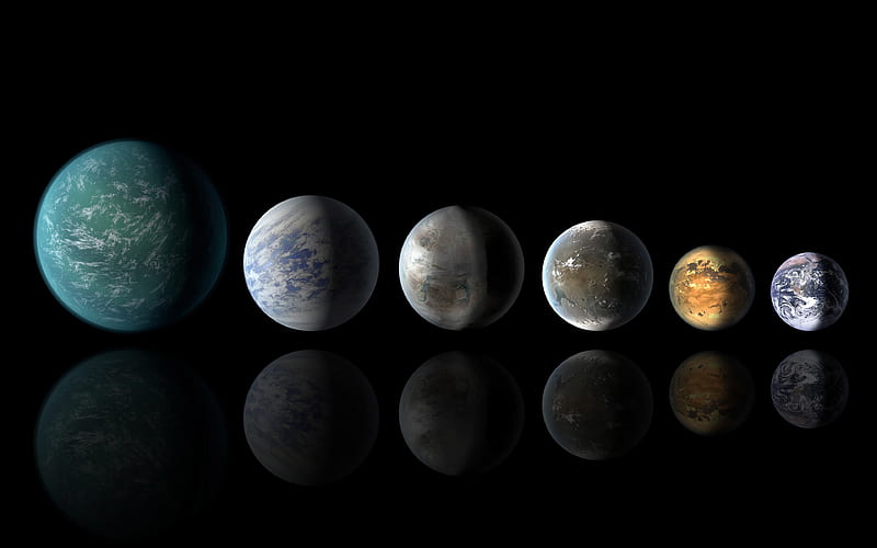 solar system Venus, Pluto, Uranus, Earth, Mars, Neptune, Jupiter, Mercury, planetary series, black backgrounds, planets, galaxy, sci-fi, spaceship, HD wallpaper