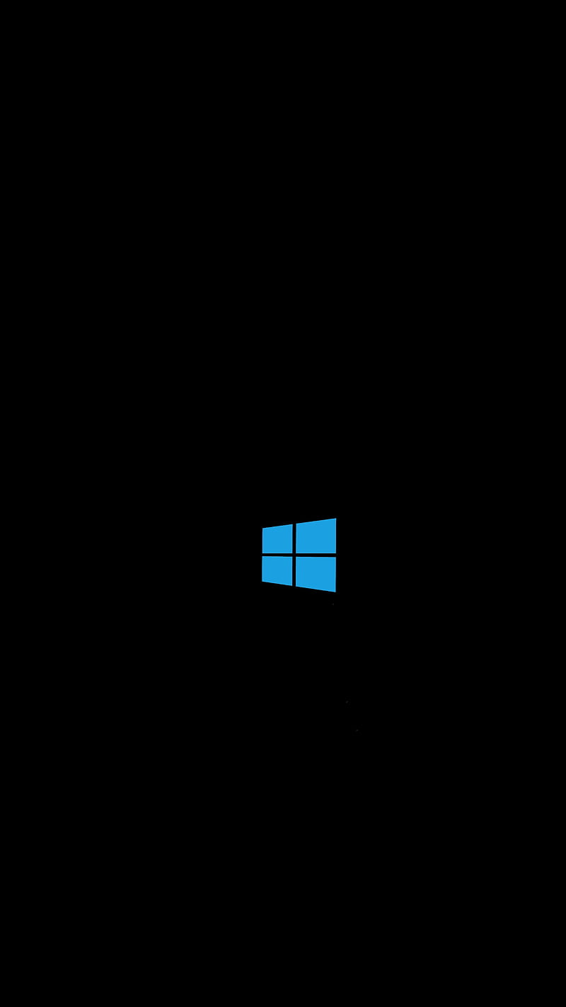windows 10, blac, dar, log, microsoft window, ms window, win 1, HD phone wallpaper