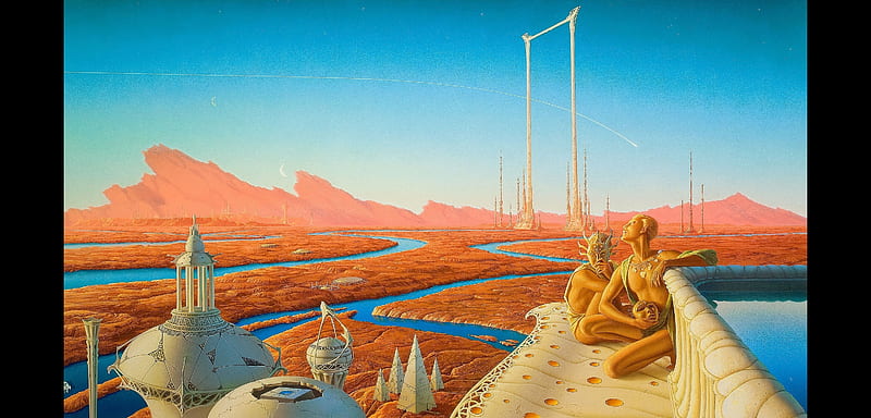 Ray Bradbury's -----Martian Chronicles, Martians, Canals, Science Fiction, Mars, HD wallpaper