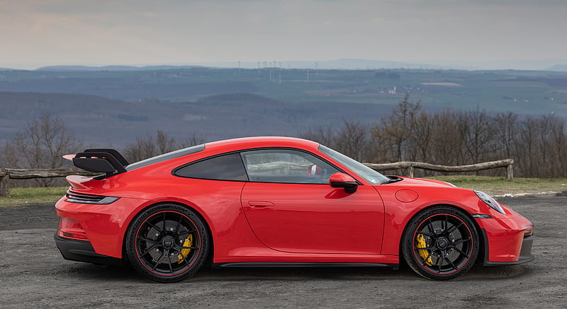 2022 Porsche 911 GT3 (Color: Guards Red) - Side , car, HD wallpaper