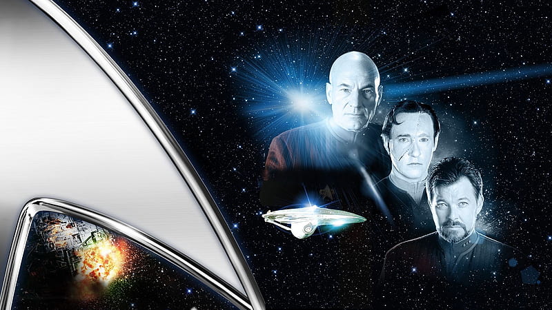 Star Trek, Star Trek: First Contact, Jean-Luc Picard , Patrick Stewart , Brent Spiner , Data (Star Trek) , Jonathan Frakes , William T. Riker, HD wallpaper