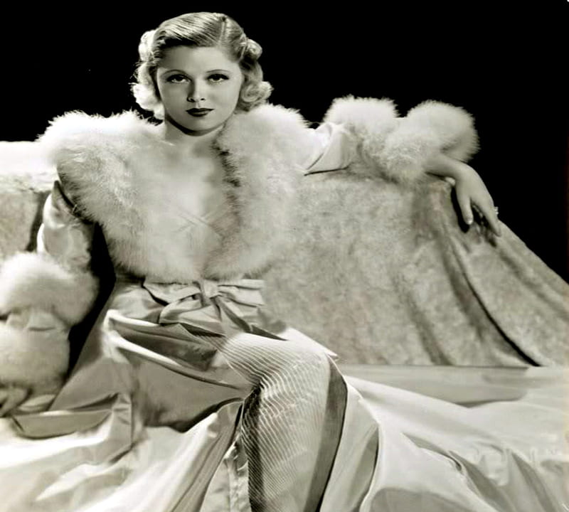Mary Carlisle In Furs, Model, Actresses, Black And White, People, HD wallpaper