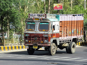 HD wallpaper india tata truck transport traffic colorful vehicle  locomotion  Wallpaper Flare