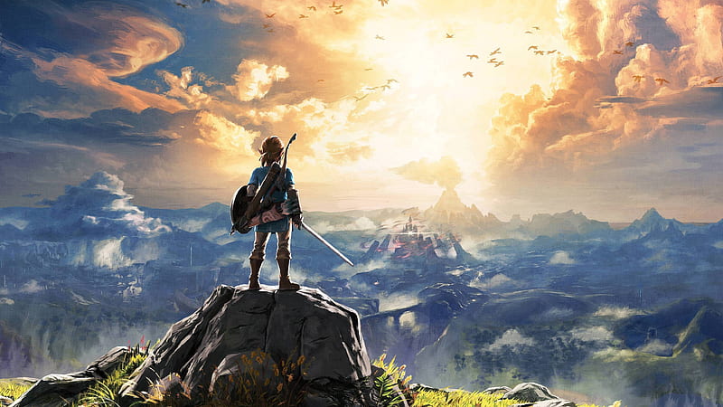 The Legend Of Zelda Breath Of The Wild characters, 2017 games, HD wallpaper