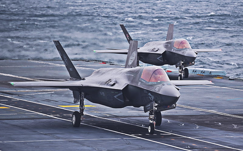 US Army, Lockheed Martin F-35 Lightning II, aircraft carrier, fighters ...
