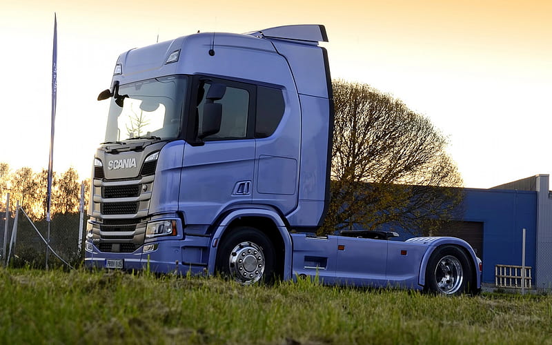 Scania R450, Euro 6, 2018 truck, 4x2, R450, semi-trailer truck, trucks, Scania, HD wallpaper