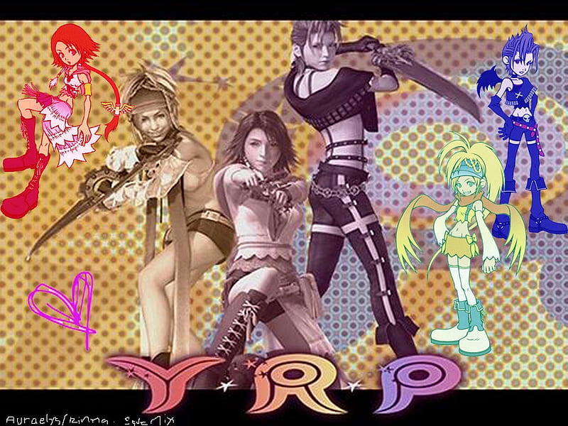 Y R P, yrp, kh2, final fantasy, kingdom hearts, ffx-2, HD wallpaper