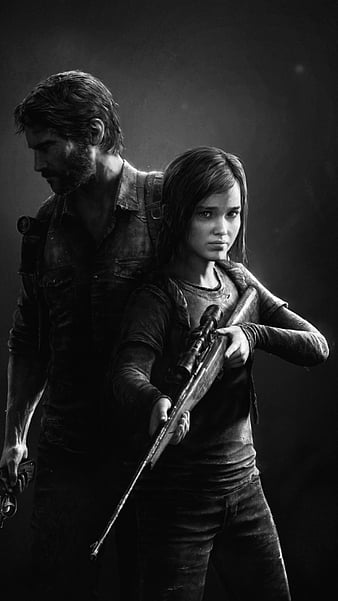 Download wallpaper 1920x1080 video game, bw, monochrome, the last of us 2,  guitar play, full hd, hdtv, fhd, 1080p wallpaper, 1920x1080 hd background,  16892