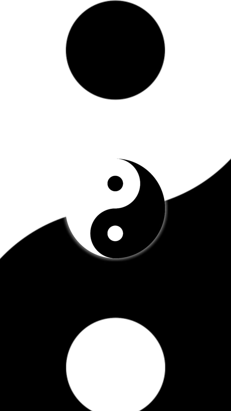 Yin Yang , China, Chinese, japan, Japanese, QUBIX, abstract, ancient, arts, black, blue, color, colorful, concept, fluid, mix, painting, philosophy, purple, white, yin yang, ying, HD phone wallpaper