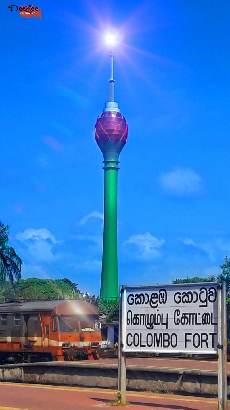 Lotus Tower Colombo, architecture, ceylone lotus tower, love, nature, oman, sri lanka, HD phone wallpaper