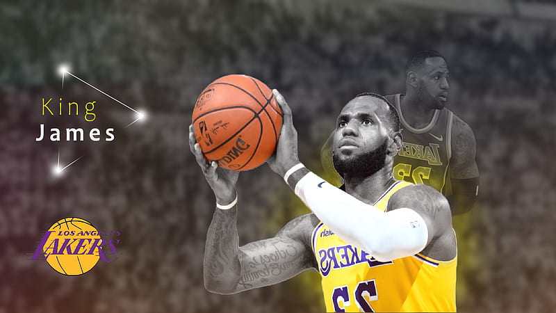 Basketball, LeBron James, NBA , Los Angeles Lakers, HD wallpaper