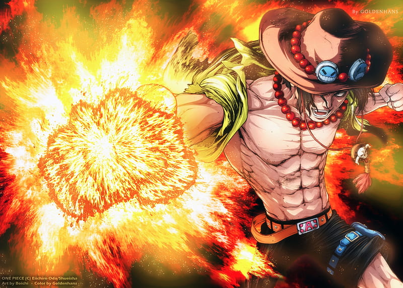 Ace Flame One Piece Anime 4K Wallpaper #6.790