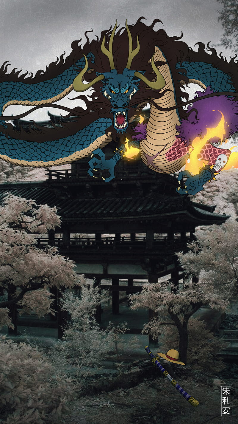 Kaido Android Art Cem Feras Dragon Fanart Iphone Luffy One Piece Yonkou Hd Mobile Wallpaper Peakpx