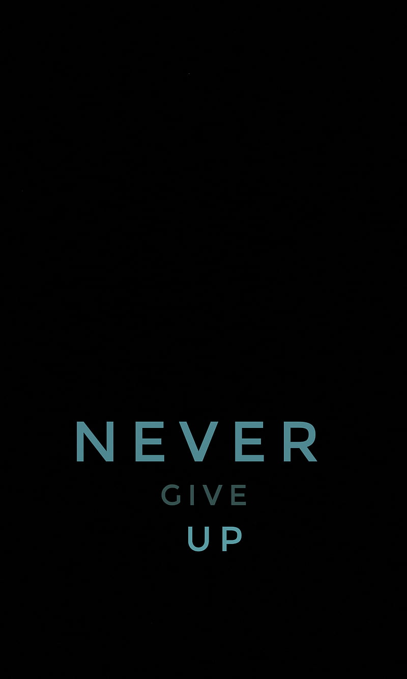NEVER GIVE UO, awesome, give up, love, nevre give up, popular, quotes, HD phone wallpaper