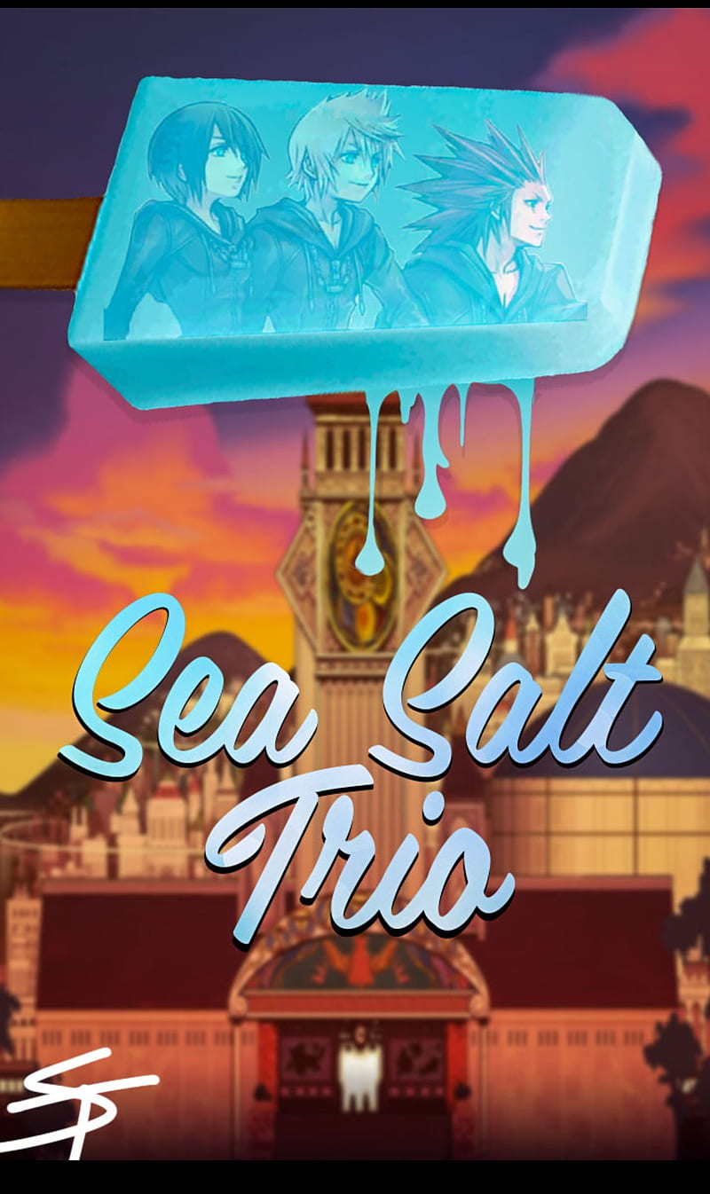 Sea Salt Trio, axel, kingdom hearts, roxas, sea salt, xion, HD phone wallpaper