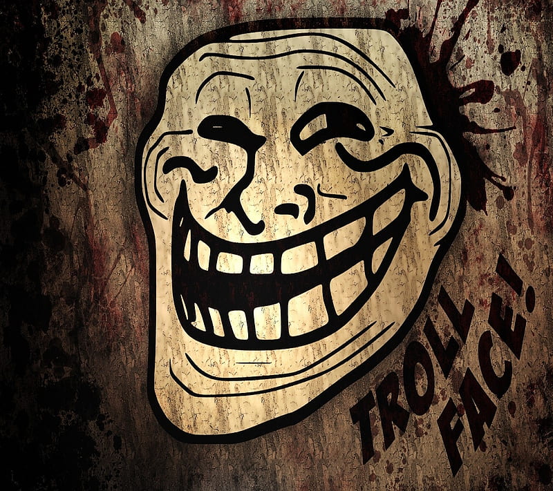 Troll, amoled, troll face, HD phone wallpaper