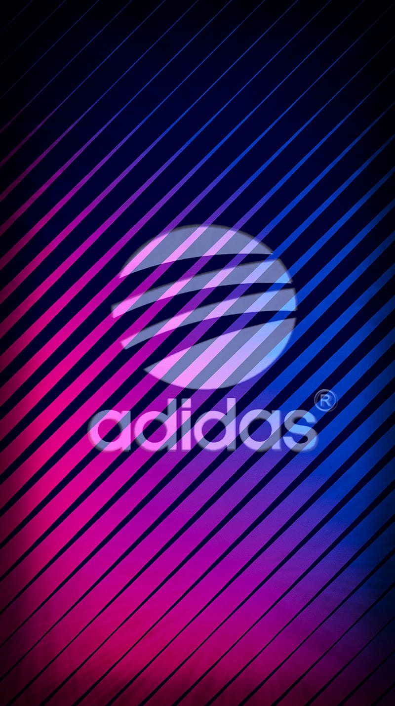 Adidas striped, adidas, brands, logos, pink, HD phone wallpaper