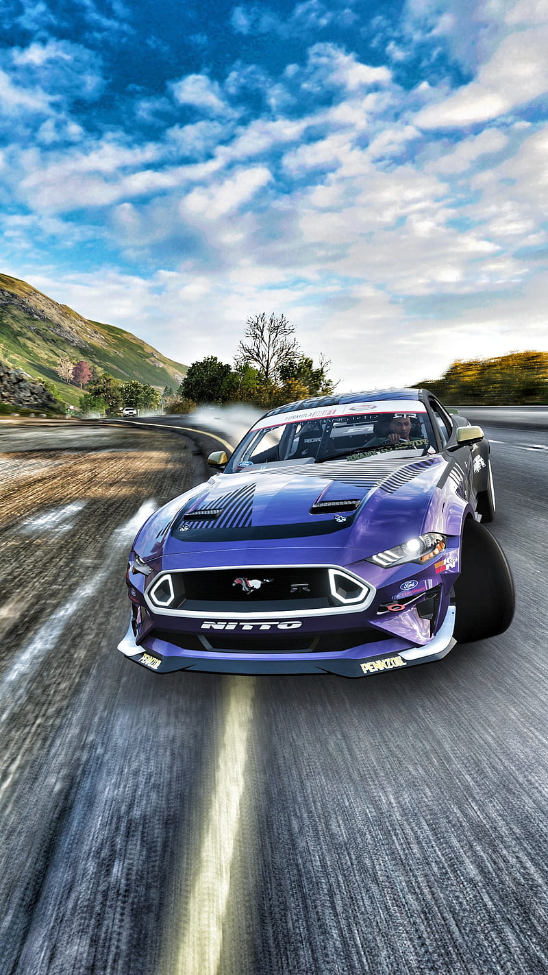 Mustang RTR, drift, drifting, HD phone wallpaper