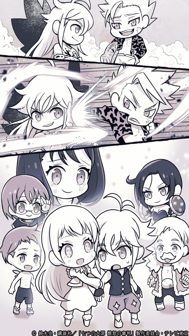 Nanatsu no taizai - King(Harlequin)  Anime chibi, Seven deadly sins anime, Seven  deadly sins