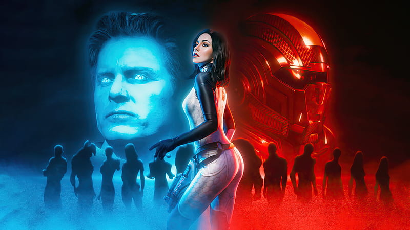 Mass Effect 2 Torn Loyalty, mass-effect, games, cosplay, artstation, HD wallpaper