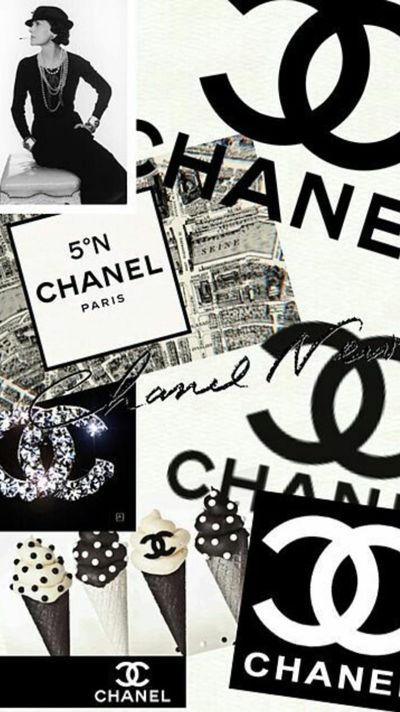 Chanel Collage 3 3d Cc Collage Squares Dezigner Live Luxury Trending Hd Phone Wallpaper Peakpx