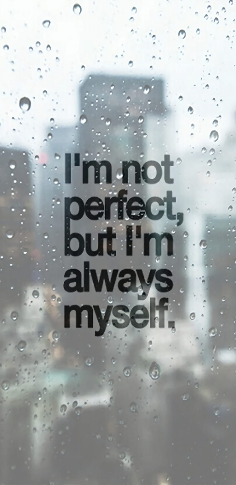 perfect, me, myself, quotes, HD phone wallpaper