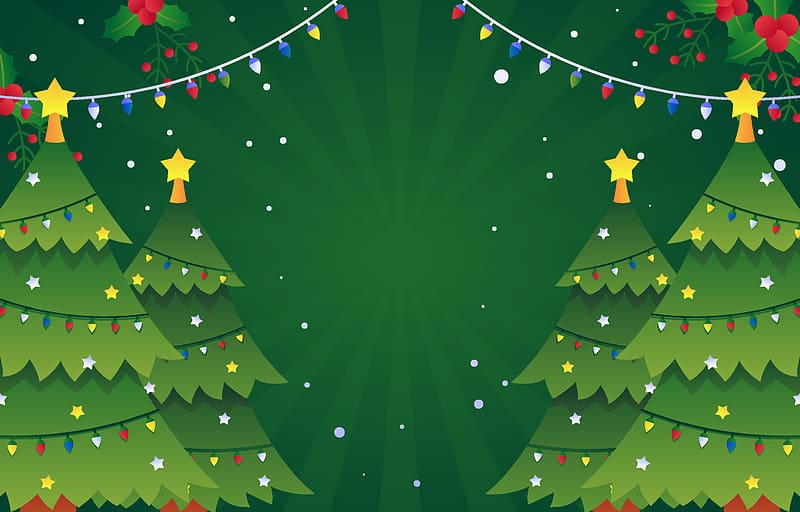 Christmas Background Vector Art, Icon, and Graphics for, Panoramic Christmas, HD wallpaper