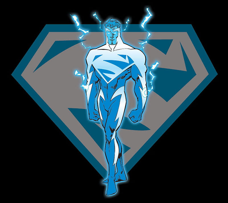 superman blue, comics, dc, man, steel, HD wallpaper