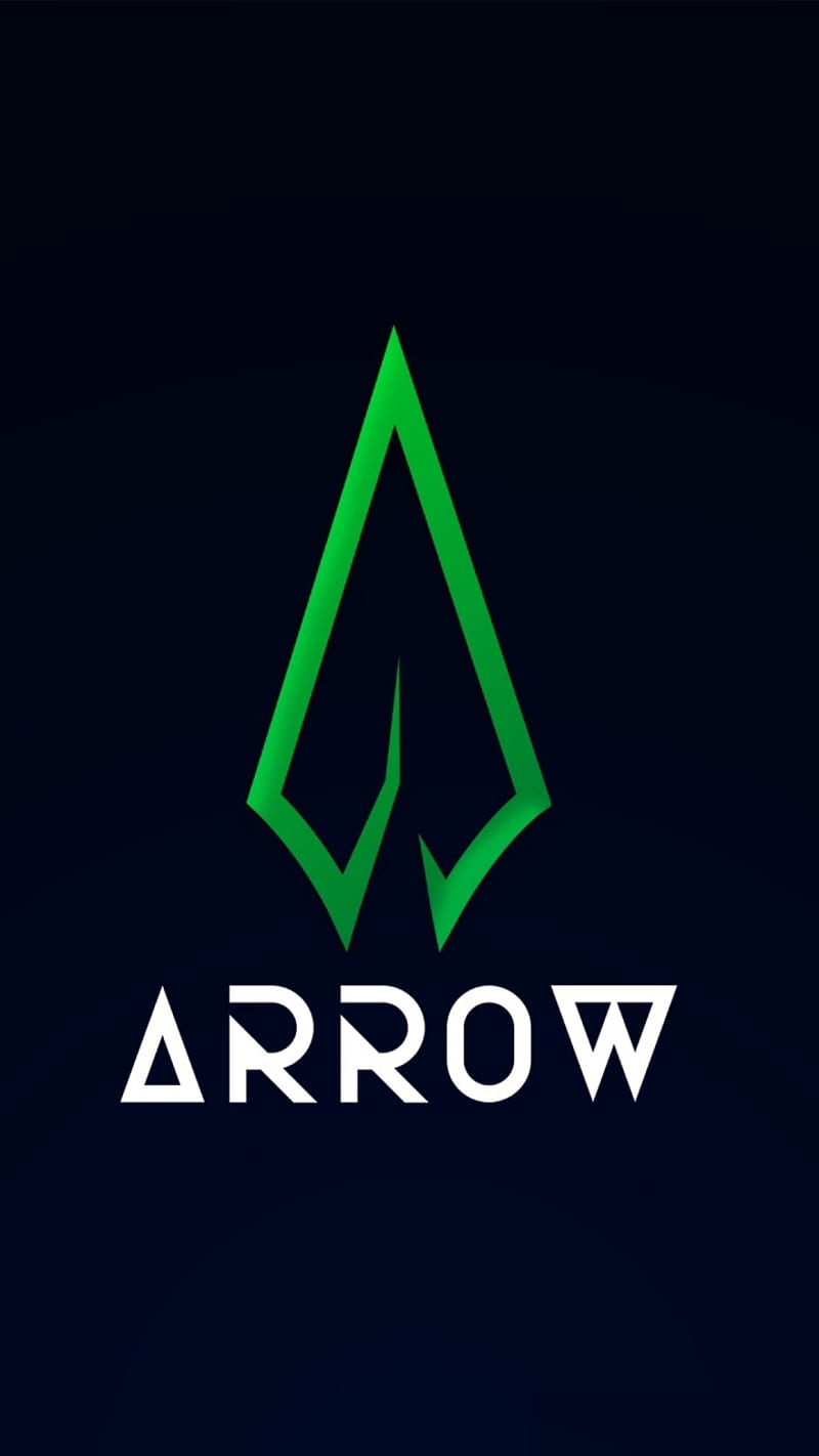 Arrow, black, logo, HD phone wallpaper