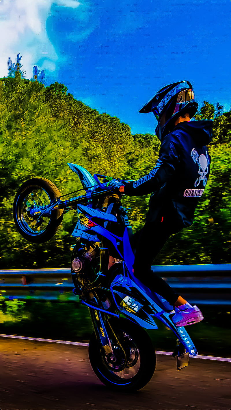 Luca Ghilardi 3, motorcycle, super, motor, stunt, night, cross, dirt, exhaust, bike, stunts, HD phone wallpaper