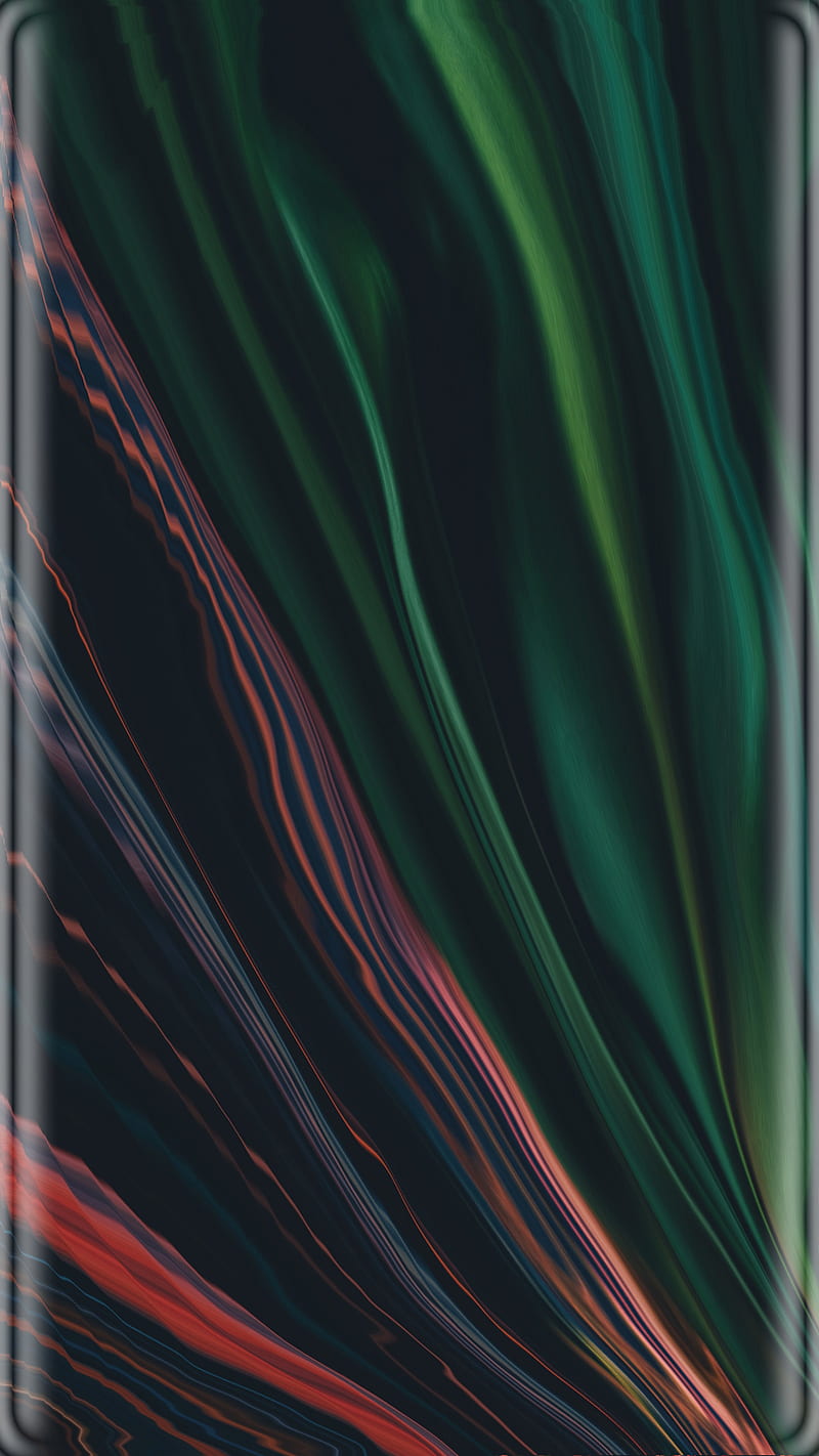 Abstract, green, lines, red, s7, s7 edge, HD phone wallpaper