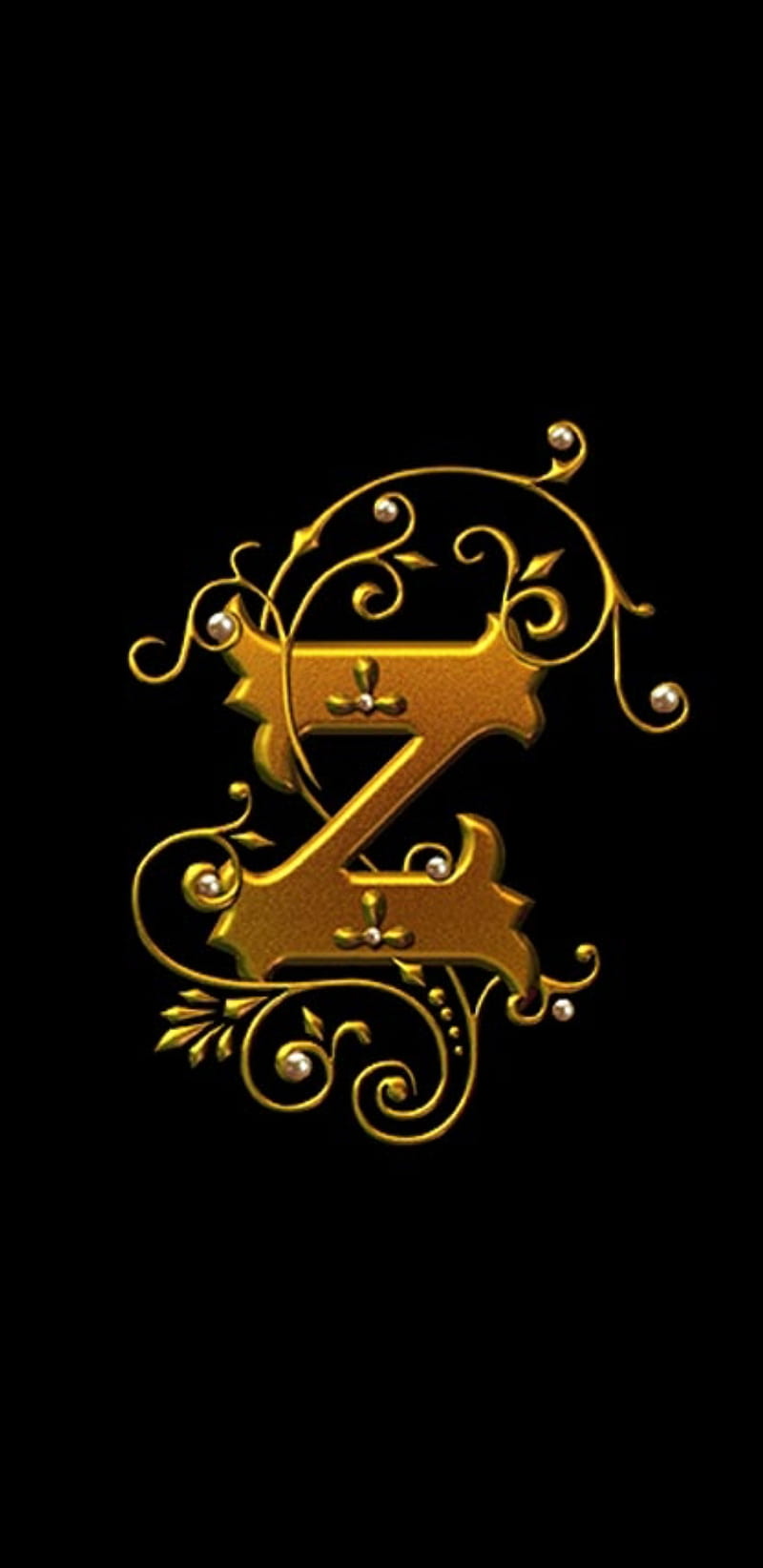 Letter z, royal, letters, golden, black, alphabet, alphabets, HD phone  wallpaper | Peakpx