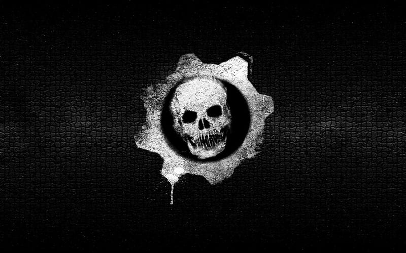 Gears of war 3 platinum, guerra, logo, gears, white, 3, skull, HD wallpaper  | Peakpx