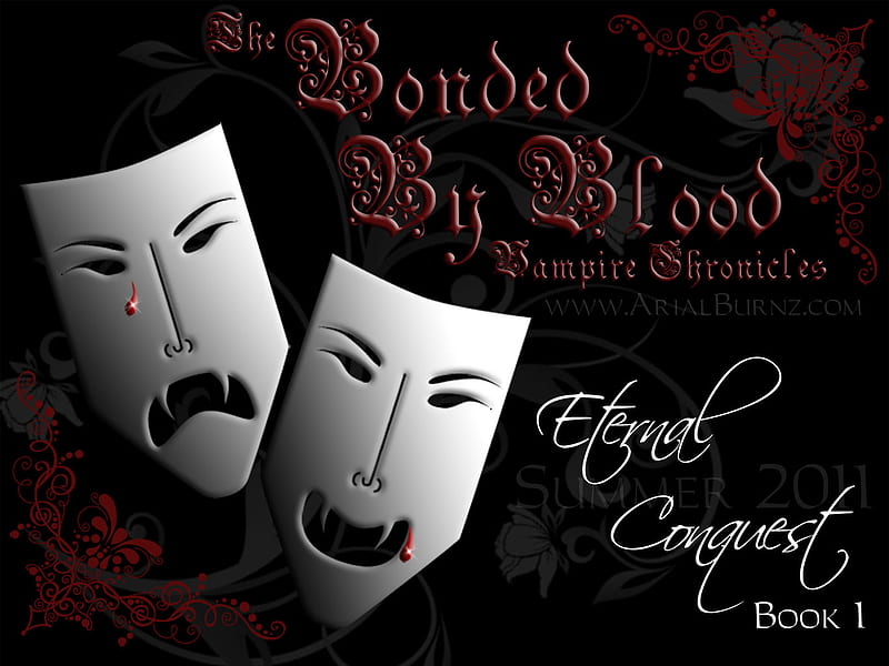 Bonded By Blood Book 1 - ETERNAL CONQUEST (1365x1024), eternal conquest, comedy, broderick macdougal, arial burnz, gina henderson, tragedy, davina stewart, drama, the wild rose press, vampire romance, historical, HD wallpaper
