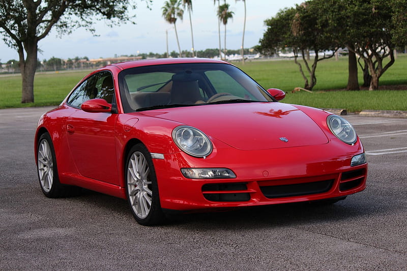 Porsche, Porsche 911 Carrera S, Car, Red Car, Sport Car, HD wallpaper