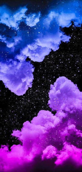 purple galaxy wallpaper iphone