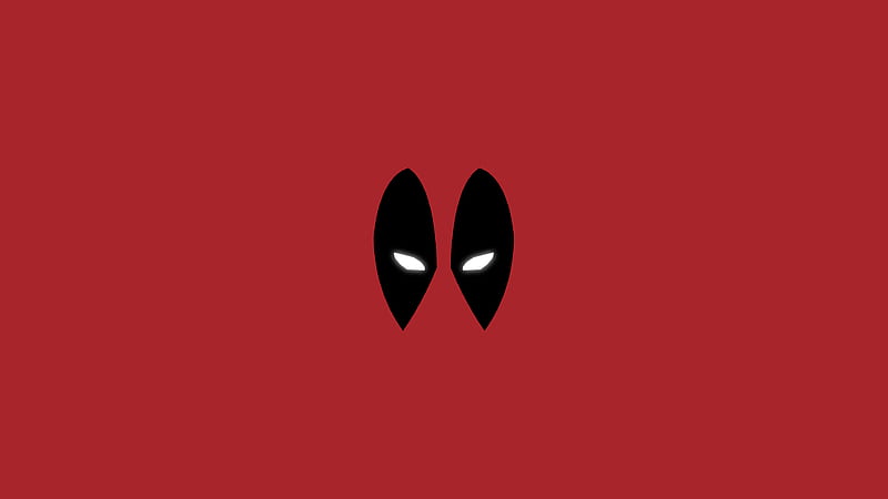 Deadpool Marvel Hero, deadpool, logo, artwork, artist, digital-art, superheroes, minimalism, behance, HD wallpaper