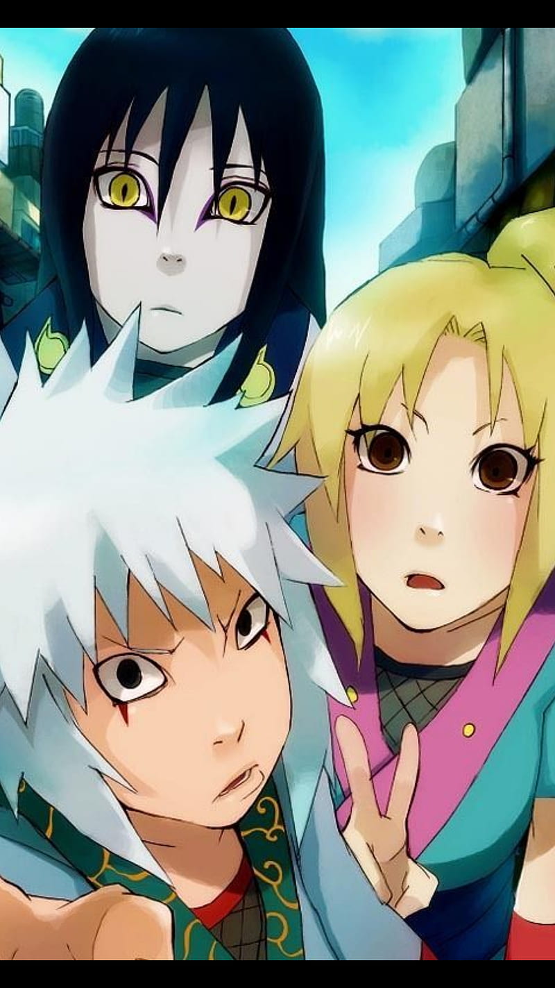 tsunade and jiraiya and orochimaru