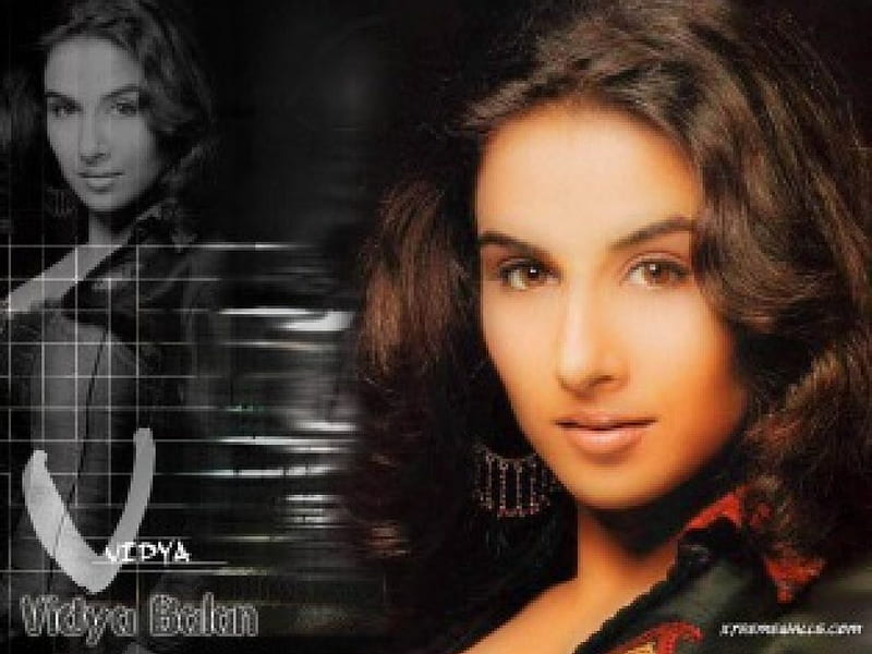 vidya balan, cute, pretty, look, actress, HD wallpaper