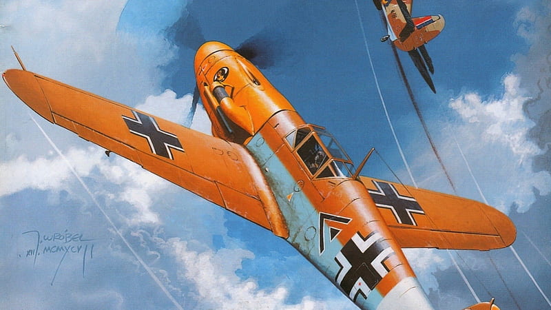 Messerschmitt BF109, guerra, aircraft, military, other, HD wallpaper