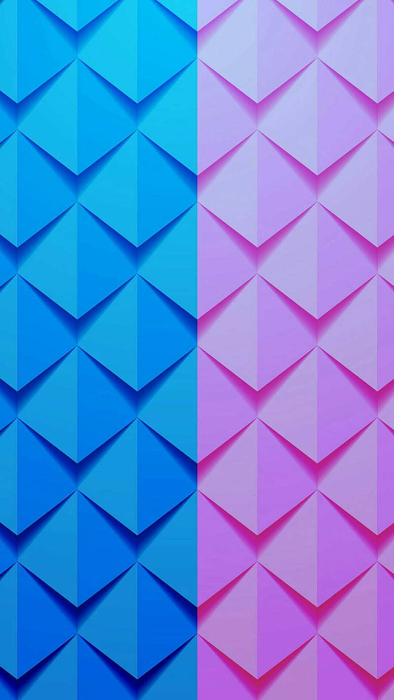 Abstract, blue, pink, HD phone wallpaper
