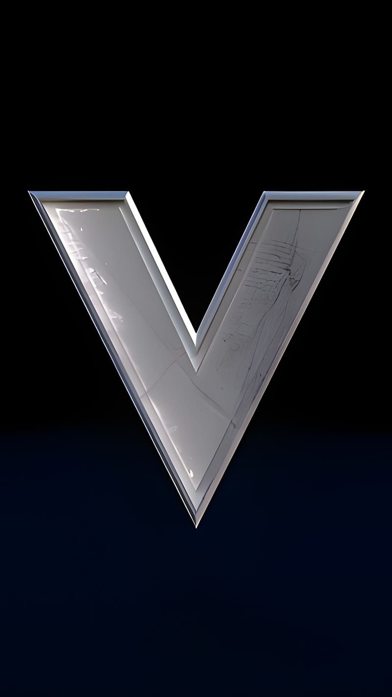 V Name, v name ke, grey v, letter v, HD phone wallpaper