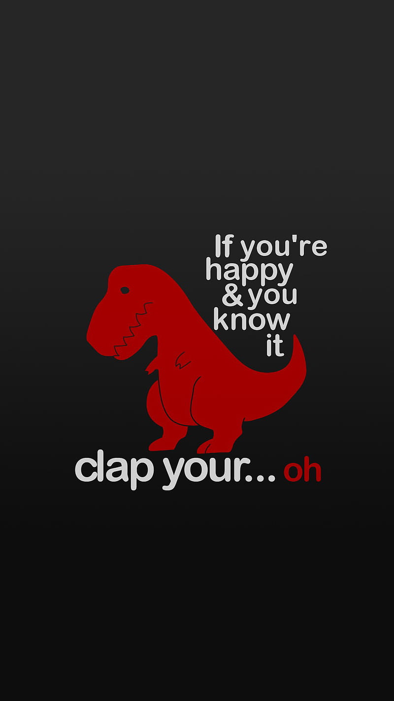 Clap your Oh, dinosaur, funny, joke, jokes, memes, HD phone wallpaper |  Peakpx