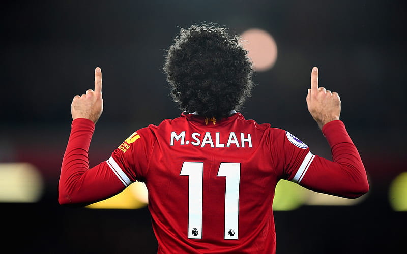 Mohamed Salah, Egyptian football player, Liverpool FC, England, Premier League, football, HD wallpaper