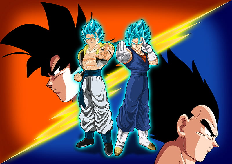 GOGETA WALLPAPER PART 2 #gogeta #supergogeta #fusionreborn #goku #veg