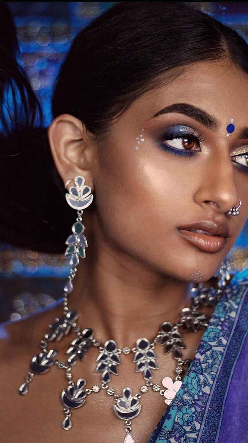 Mira Patel , traditional, dusky beauty, HD phone wallpaper