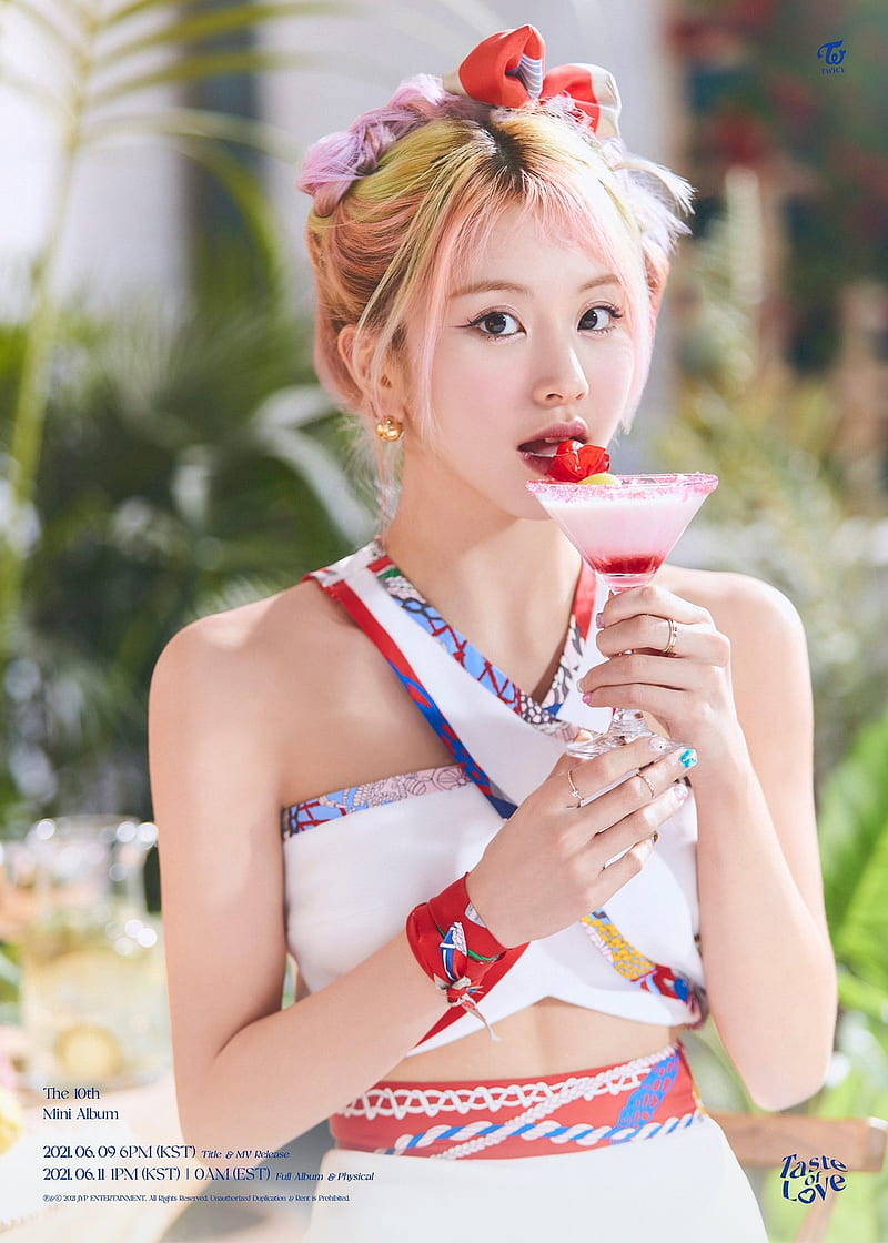 Chaeyoung, twice, alcohol , kpop, twice chaeyoung, son chaeyoung, twice taste of love, twice alcohol , taste of love, HD phone wallpaper
