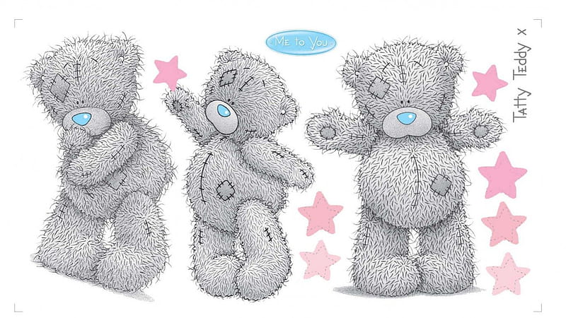 Tatty Teddy, cute, bear, bears, cuddly, HD wallpaper