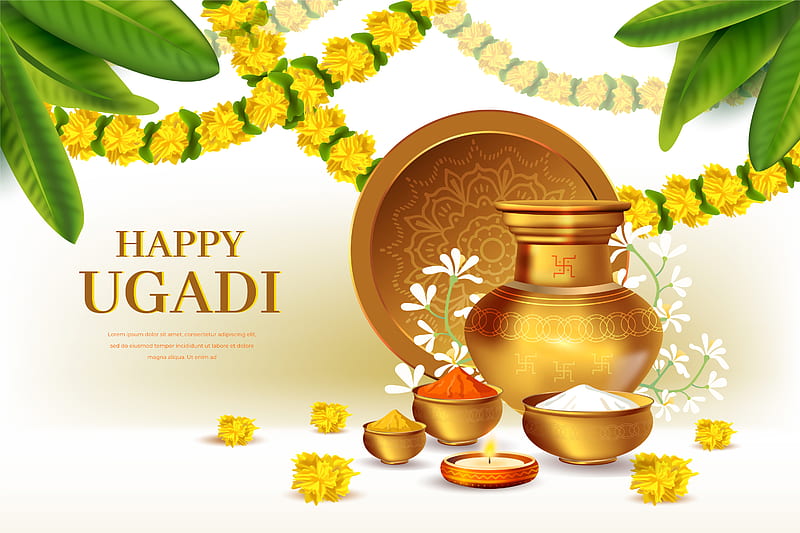 Happy Ugadi, best, festival, gudi padwa, india, new year, yugadi, HD  wallpaper | Peakpx